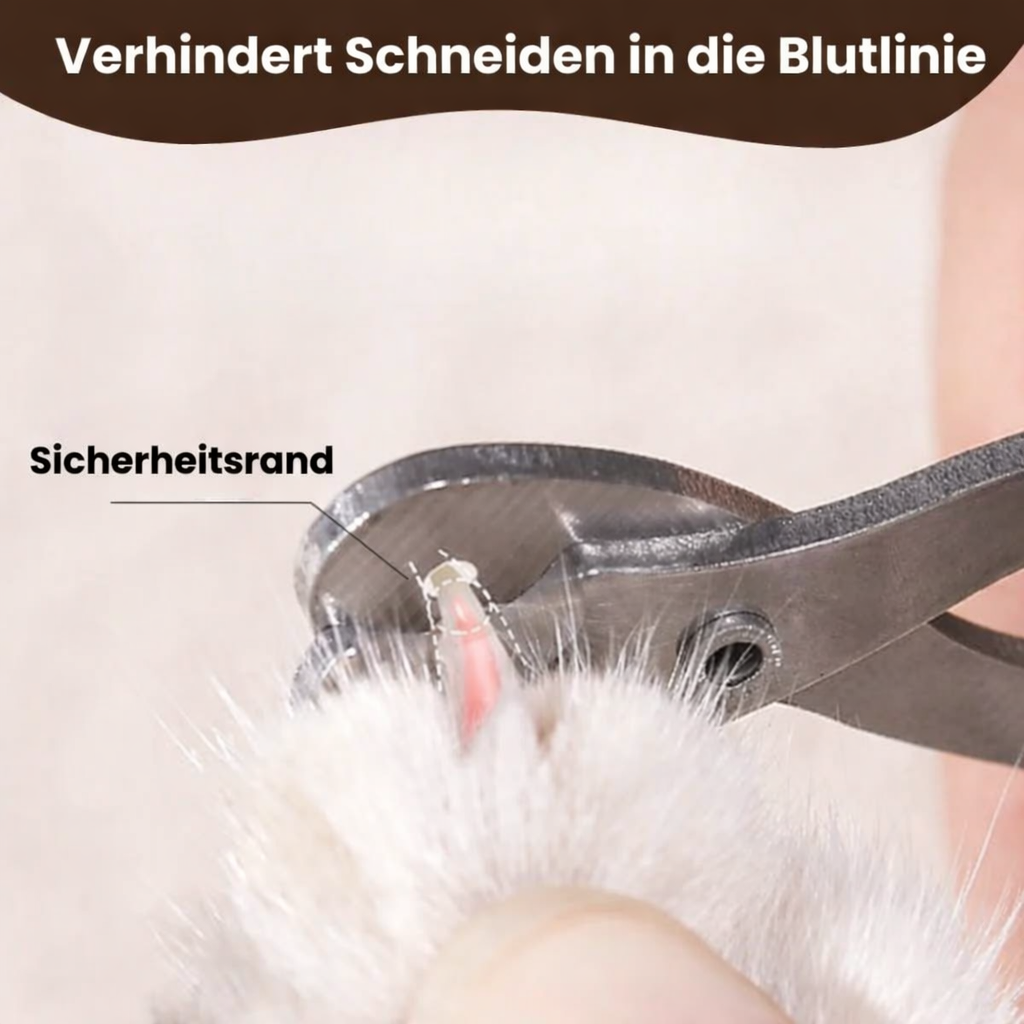 Sichere Krallenschere für Hunde & Katzen