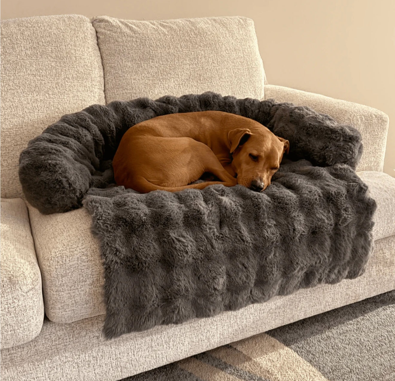 Luxus Sofa-Hundebett – Weich & Waschbar