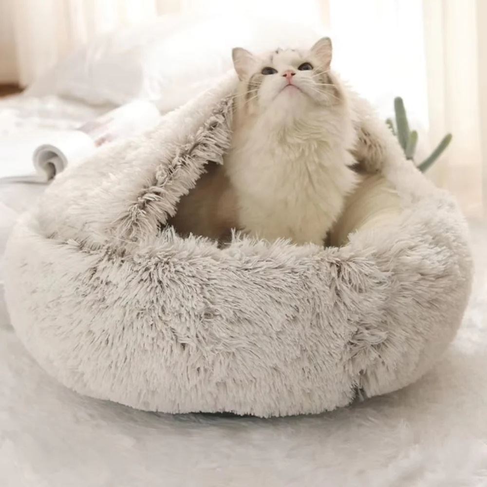 Beruhigendes Schlafnest für Haustiere